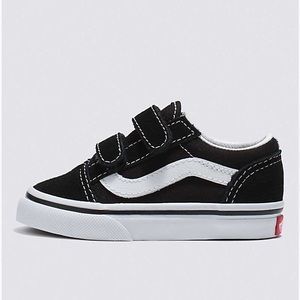 Black and white old skools toddler 5.5